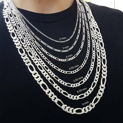 (eBay) Solid 925 Sterling Figaro Silver Chain Necklace For Men And Women All Sizes Luxury Silver Figaro Chain Necklace, Luxury Sterling Silver Figaro Chain Necklace, Cheap Silver Figaro Chain Necklace, Figaro Chain Men, Silver Figaro Chain Necklace, Silver Figaro Chain, Christmas Baseball, Figaro Necklace, Boys Outfits