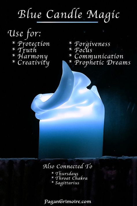 Doing a little candle magic? Discover the blue candle's meaning and the best time to burn it. #candles #candlemagic #magic #magick #thor #jupiter #bluecandles #witchcraft #paganism #pagangrimoire Blue Candle Magic, Blue Candle Meaning, Pagan Grimoire, Candle Meanings, African Bullfrog, Dark Blue Candles, Magickal Correspondences, Witches Wand, Candle Color Meanings