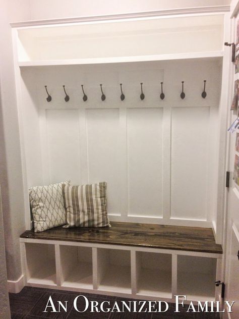 Mud Room Shoe Rack, Build A Mudroom Bench, Room Shoe Rack, Diy Mudroom Bench Plans, Shoe Rack Mudroom, Shoe Rack Ideas, Small Mudroom Ideas, Mudroom Cubbies, Diy Entryway Bench