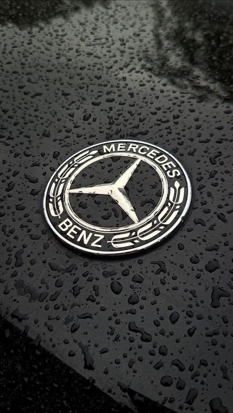 Black Car Wallpaper, Benz Logo, Amg Logo, Mercedes Benz Wallpaper, Black Mercedes Benz, Mercedes Logo, Car Brands Logos, Mercedes Wallpaper, مرسيدس بنز