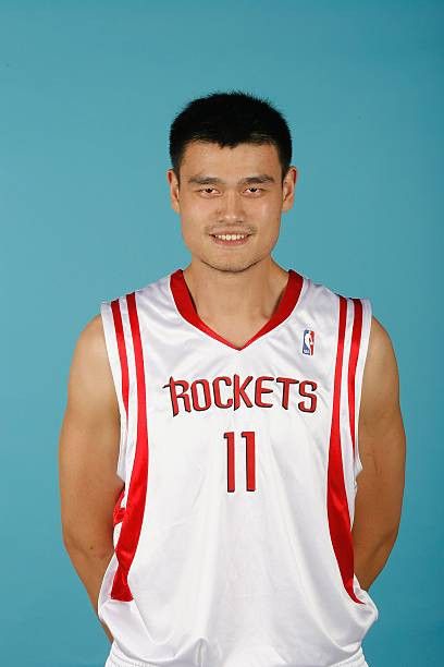 Yao Ming Tuff Pics, Yao Ming, Religious Artwork, Houston Rockets, Rocket, Houston, Nba, Sports Jersey, Basketball