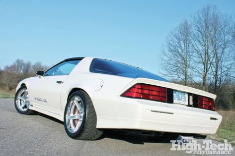 1985 Chevrolet Camaro Iroc Z28 Rear Camaro Iroc, Chevy Cars, Crate Engines, Cool Car, Pt Cruiser, Pro Touring, American Muscle Cars, Chevy Camaro, Car Stuff