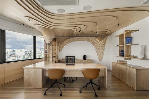 Office Renovation by Tenon Architecture Architect Office Interior, Organic Interior Design, Organic Interior, Group Office, Office Renovation, Parametric Architecture, Parametric Design, Renovation Design, Workspace Inspiration