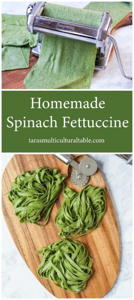 Homemade Pasta Noodles, Noodle Recipes Homemade, Spinach Noodles, Spinach Fettuccine, Homemade Pasta Dough, Pasta Dough Recipes, Recipe Spinach, Homemade Pasta Recipe, Pasta Noodle Recipe