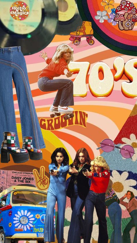 #70saesthetic #70s #groovy #groovy70s 70s And 80s Theme Party, 70s Party Theme Decorations, Fast Dance, 70s Fashion Aesthetic, Decorate Hallway, Homecoming 2024, 70s Party Theme, Decade Party, Homecoming Floats