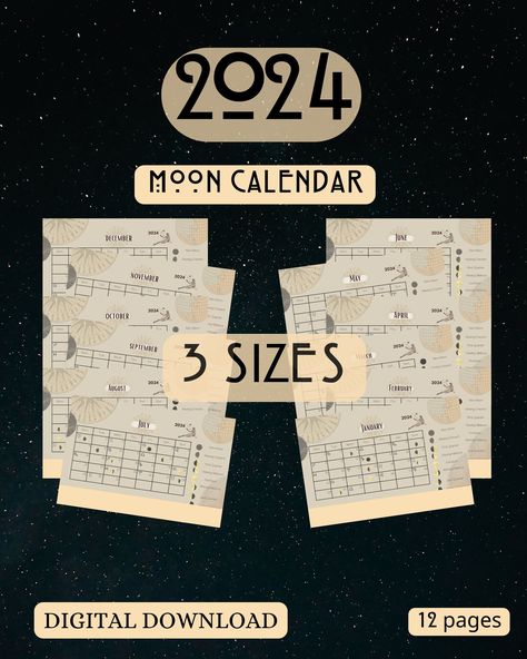 Excited to share the latest addition to my #etsy shop: 2024 Moon Calendar| Witch journal grimoire pages, vintage book of shadow pages, astrology basic download, printable pages, digital download https://etsy.me/3FP8jJN #starscelestial #vintage #moonphase #moongrimoire Witch Calendar 2024, Witches Calendar, Witch Tarot Cards, Witch Calendar, Grimoire Journal, Witch Journal, Grimoire Pages, Witch Tarot, Moon Calendar