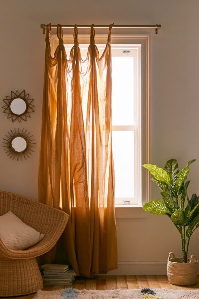 Rideaux Boho, Urban Outfitters Curtains, Cortinas Boho, Custom Drapery Panels, Yellow Curtains, Boho Curtains, Inspire Me Home Decor, Curtains Living, Cotton Curtains