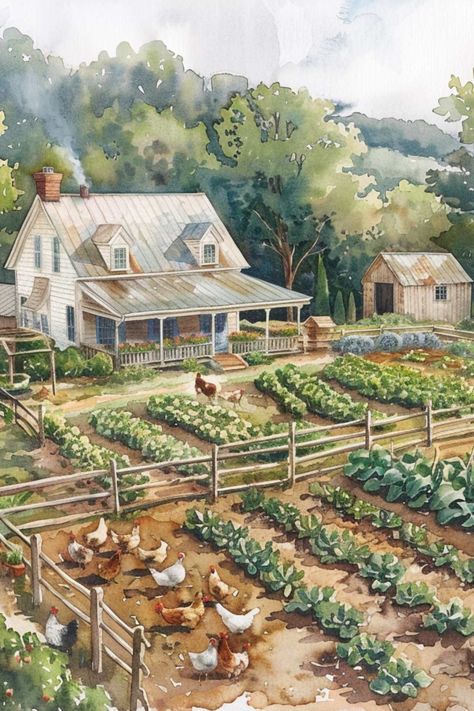 How To Lay Out Your Homestead So It's Beautiful and Efficient Living Off Grid, Homestead Layout, Homesteading Diy, Farm Plans, Farm Layout, Homestead Farm, Farm Lifestyle, Homestead Gardens, Future Farms