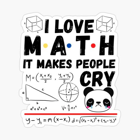 Science Lab Decorations, Math Wallpaper, Funny Math Shirt, I Love Math, Sticker Design Inspiration, Math Shirts, English Exercises, Love Math, Cute Jokes