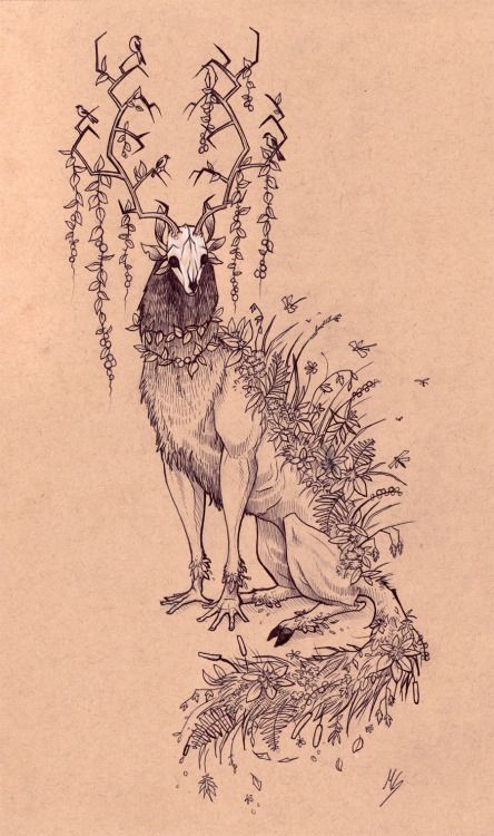 Spirit Drawing, Forest Sketch, Tattoo Character, Forest Spirits, Spirit Tattoo, Forest Tattoos, Sketch Tattoo Design, Trendy Tattoo, Nature Spirits