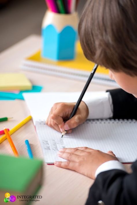 5 Writing Activities to Improve Your Child’s Writing Efficiency | http://ilslearningcorner.com #writing #kidsactivities Behavior Accommodations, Homeschool Middle School Curriculum, Homeschool Writing Curriculum, Fun Writing Activities, Unit Studies Homeschool, Homeschool Middle School, Visual Processing, Improve Writing, Writing Games