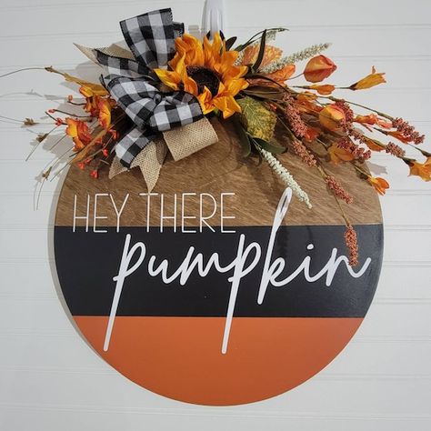 Call Door Hanger, Halloween Wooden Wreath, Wood Pumpkin Sign, Fall Wooden Circle Sign, Fall Wood Circle Signs, Harvest Signs Wooden, Fall Wooden Wreath, Cute Fall Door Hangers, Fall Diy Door Hanger