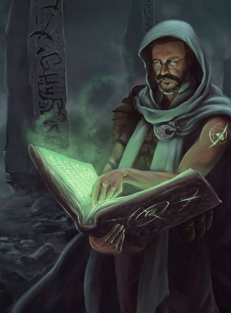 ArtStation - Eldritch Wizard, Cassidy Cook Eldritch Wizard, Order Of Scribes Wizard, Scribes Wizard, Magic Classes, Sorcerer Art, Fantasy Look, Warlock Dnd, Great Old One, Dnd Portraits