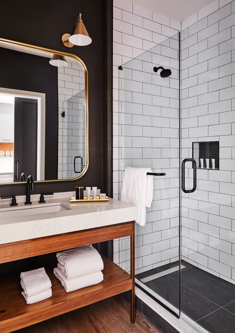 If the city’s newest hotel opening is any indication. Hotel Renovation Ideas, Small Hotel Bathroom, Hotel Bathroom Ideas, Boutique Hotel Bathroom, Pollo Tropical, Hotel Bathroom Design, Hotel Bathrooms, American Bathroom, Connecticut Travel