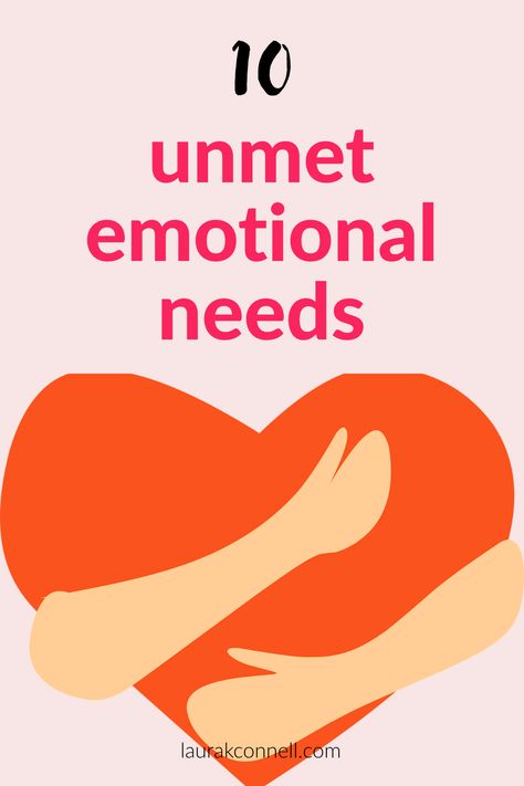 unmet emotional needs list How To Get Your Needs Met, Healthy Emotional Outlets, Unmet Childhood Needs, Unmet Needs Quotes, Emotional Needs List, Needs Not Being Met In Relationship, Emotional Needs In Marriage, Unmet Needs Relationships, Relationship Needs List