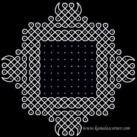 Sewing Machine Cover Pattern, Dot Painting Tools, Indian Rangoli Designs, Dot Kolam, Chukkala Muggulu, Kambi Kolam, Dots Kolam, Pulli Kolam, Alpona Design