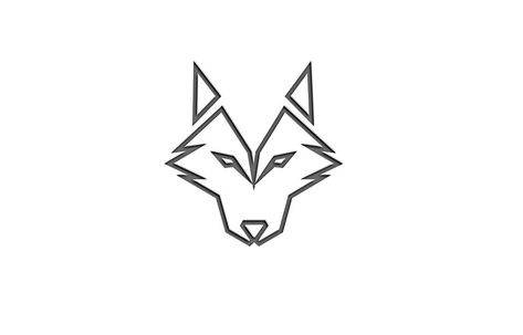 Tiny Wolf Tattoo Simple, Wolf Simple Tattoo, Single Line Wolf Tattoo, Wolf Outline Tattoo Simple, Wolf Line Art Tattoo, Easy Wolf Tattoo, Small Wolf Tattoo For Women Simple, Wolf Drawing Simple, Simple Tattoo Outlines For Men