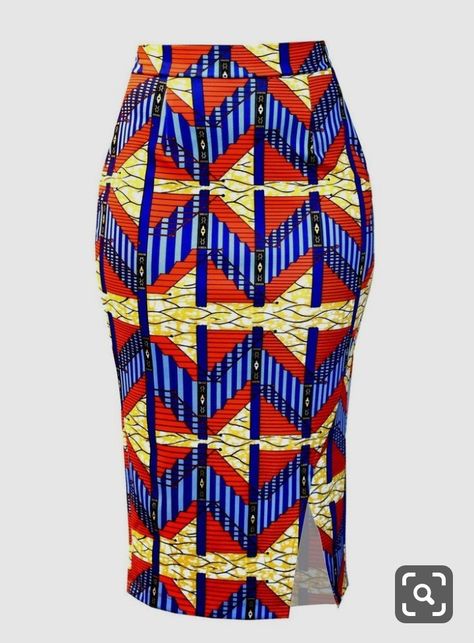 That skirt African Pencil Skirt, Ankara Skirts, African Attire Dresses, Traditional African Clothing, Long African Dresses, African Print Skirt, African Skirts, African Print Clothing, Short African Dresses