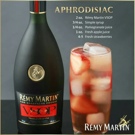 Remy Martin Remy Martin Drinks, Hennesy Drinks Cocktails, Drinks Alcohol Recipes Hennessy, Cognac Drinks Cocktails, Drinks Made With Hennessy, Alcoholic Drinks Hennessy, Hennessy Drinks, Cognac Drinks, Brandy Alexander