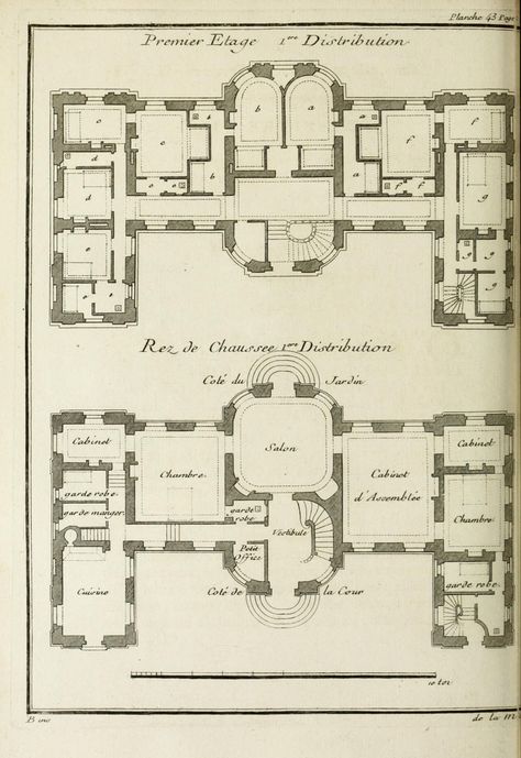 French Chateau Floor Plans, Chateau Floor Plans, Manor House Plans, Victorian Tiny House, Castle Layout, Vintage Floor Plans, Architecture Mapping, Interior Design Student, Bangunan Minecraft