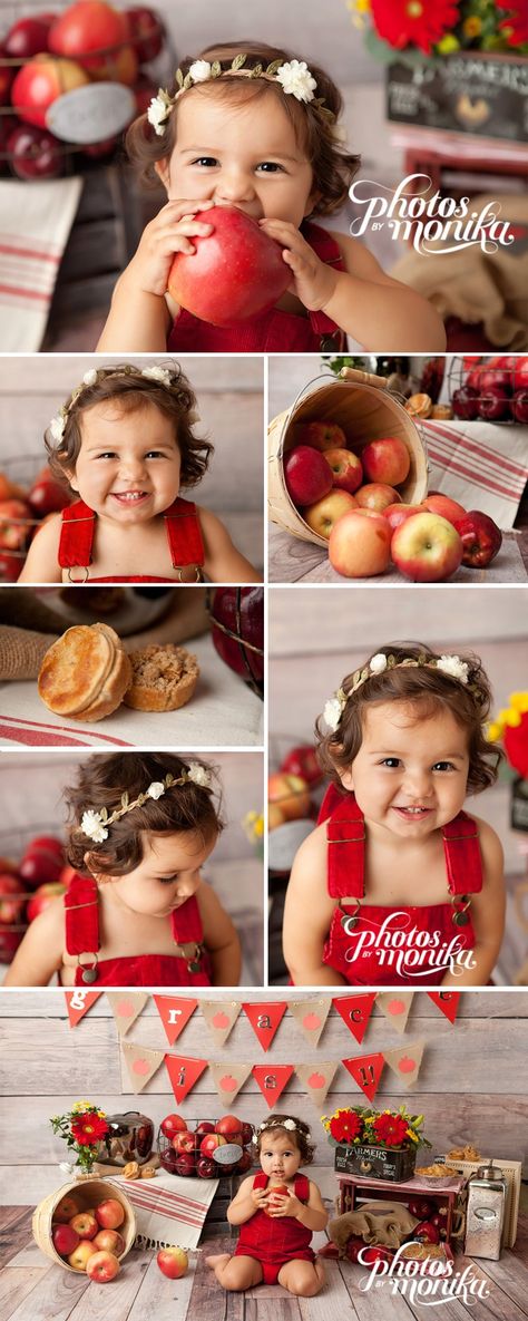 Fall Mini Sessions, Creation Photo, New Photography, Toddler Photography, Red Fall, Birthday Photography, Fall Mini, Foto Baby, Apple Orchard