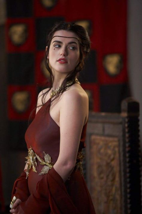 Merlin Episodes, Kate Mcgrath, Morgana Le Fay, Colorful Gown, Merlin Morgana, Lena Luthor, Katie Mcgrath, Supergirl, Serie Tv