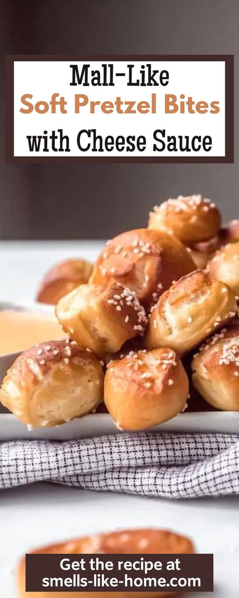 This is the #1 homemade version of Mall-Like Soft Pretzel Bites with Cheese Sauce out there! This soft pretzel bites with cheese sauce recipe isn’t any big secret! In fact, it’s probably the most widely adored one out there but if you haven’t made it yet, you need to get.on.it. Like now! Pretzel Bites With Cheese Sauce, Gameday Appetizers, Soft Pretzel Bites, Dips Recipes, Dip Recipes Appetizers, Awesome Appetizers, Delicious Dips, Homemade Cheese Sauce, Delicious Dips Recipes