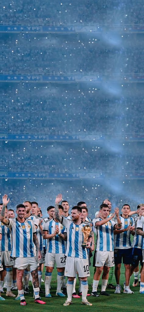 Wallpaper Wc, Argentina Wallpaper, Messi Logo, Lionel Messi Argentina, Argentina Football Team, Lionel Messi Posters, Messi World Cup, Messi Poster, Argentina World Cup