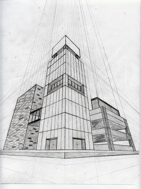 Sketchbook Architecture, Room Sketch, 3 Point Perspective, Three Point Perspective, Architecture Drawing Presentation, Perspective Sketch, Architecture Drawing Sketchbooks, Architecture Drawing Plan, Perspective Drawing Architecture