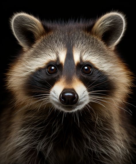 Animal Portrait Photography, Racoon Photography, Raccoon Photos, Raccoon Images, Expressive Animals, Raccoon Portrait, Raccoon Face, Pet Portraits Photography, Regard Animal