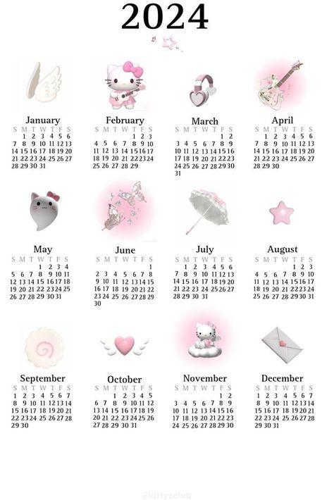 календарик) #plannerhack Calender Print, Pink Calendar, Hello Kitty Room Decor, Wallpaper Pink Cute, Planner Writing, Hello Kitty Rooms, Soft Pink Theme, Cute Calendar, Hello Kitty Aesthetic