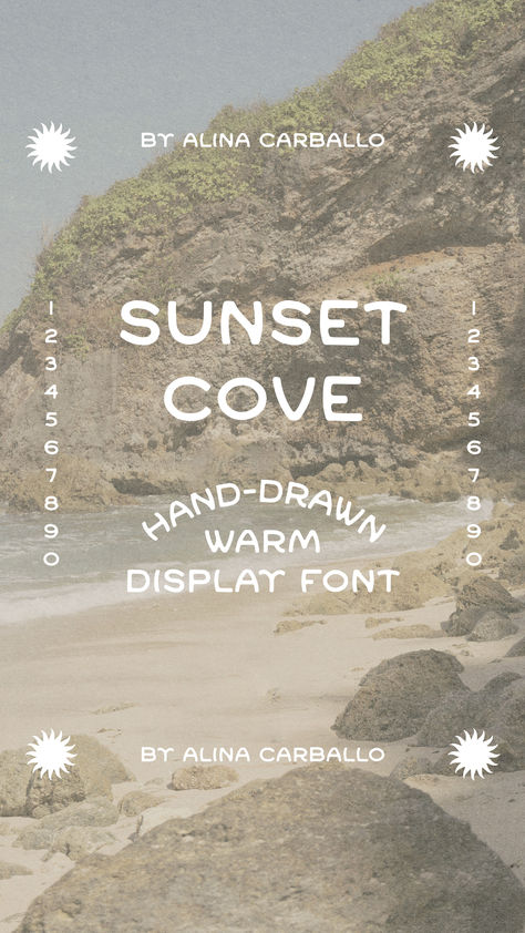 With its handcrafted feel, each rounded character paints a picture of a laid-back coastal lifestyle, making it ideal for branding, social media graphics, or packaging.  #font #typeface #graphicdesign #typedesign #vintagefont #handdrawn #calligraphy #lettering #handlettering #handdrawnfont #fontideas #signlettering #handpaintedlettering #coastaldesign #retrofont #retrotypeface #logo Beachy Graphic Design, Coastal Fonts, Coastal Typography, Beach Typography Design, Beach Font Canva, Beachy Fonts, Beachy Typography, Full Alphabet Fonts, Coastal Logo