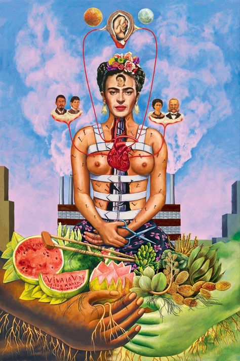 Frida Kahlo Artwork, Frida Kahlo Paintings, Kahlo Paintings, Frida And Diego, Graphic Design Creative, Latino Art, Direction Illustration, Frida Art, Frida Kahlo Art