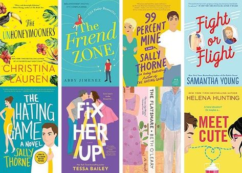 The 10 best romantic comedy books to read. I love these romance books because they are funny, good, and cute reads for 2019. This list of best selling recommended fiction for women has some popular titles and great read for book lovers.  If you need ideas to add to your to read list, check these out.  #books #romcom Best Romantic Books, Comedy Books, Chick Lit Books, Romantic Comedy Books, Best Beach Reads, Best Romantic Comedies, Deep Books, Romcom Books, Good Romance Books