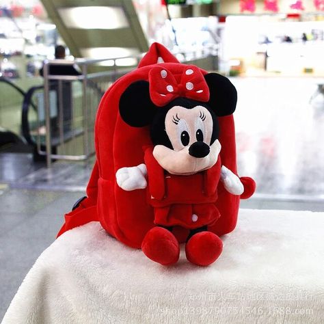 Mini Mickey Mouse Backpacks Cartoon Minnie Mouse Plush Backpacks with Detachable Doll Baby Backpack for Kindergarten Cute Doll _ - AliExpress Mobile Mini Mickey Mouse, Girly Backpacks, Minnie Mouse Plush, Mickey Mouse Backpack, Baby Backpack, Mouse Plush, Mini Mochila, Daughter Christmas, Plush Backpack