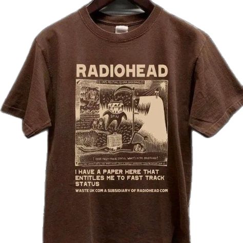 Vintage Radiohead Vintage Retro Concert T-shirt