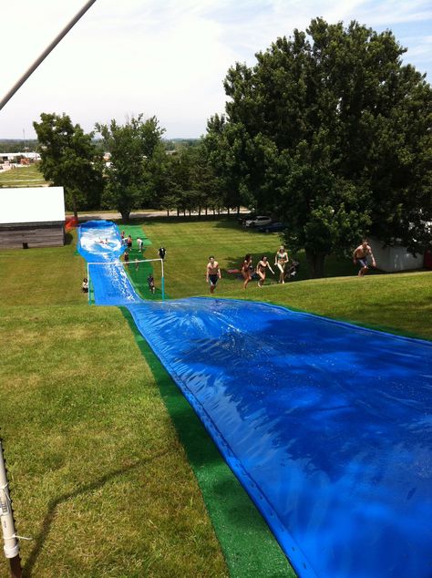 I think the thing that I miss about our other house is the huge hill for slip n slide in the summer. Now we don't have a hill :( I want a big hill when we move again. Slip N Slide, Chris Johnson, Fun List, Deco Champetre, Summer Fun List, Summer Goals, Summer Games, Backyard Games, Summer Plans