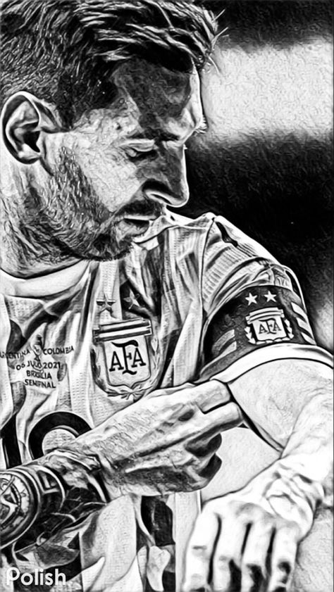 Messi Art Drawing, Lionel Messi Drawing, Messi Drawing, Messi Tattoo, Football Player Drawing, Lionel Messi Posters, Messi Wallpaper, Messi Pictures, Messi Poster