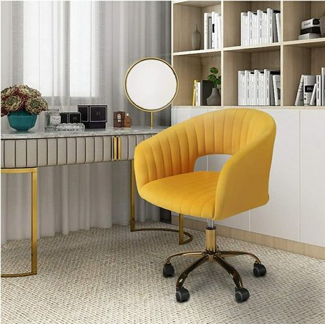 Comfy Office Chair, Cute Desk Chair, Velvet Office Chair, Vanity Chair, Hallway Table, Chair Height, Velvet Chair, Swivel Seating, Home Office Chairs