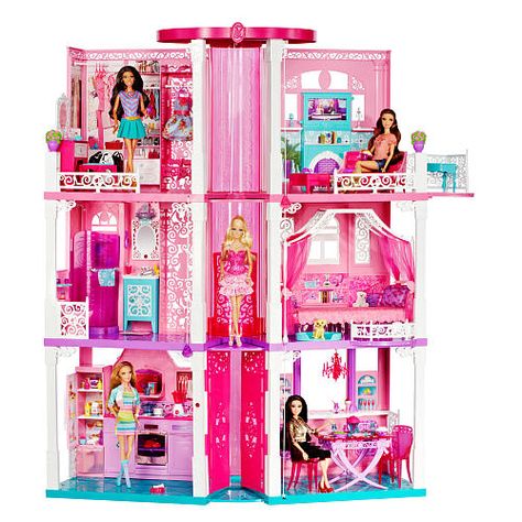 Barbie Dreamhouse Life: Barbie Dream House Life: Doll House Review Part On... Dreamhouse Barbie, Accessoires Barbie, Barbie Playsets, Barbie Houses, Barbie Doll Set, Top Christmas Gifts, Barbie Dreamhouse, Barbie Doll House, Pink Doll