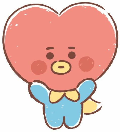 Bt21 Tata, Bts Cute, Kpop Bts, Bts, Pink, Blue