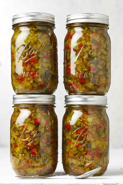 Chow Chow Canning Recipe, Chow Chow Relish, Chow Chow Recipe, Home Canning Recipes, Relish Recipes, Summer Produce, Pickled Veggies, Pickled Vegetables, Sweet Pickles