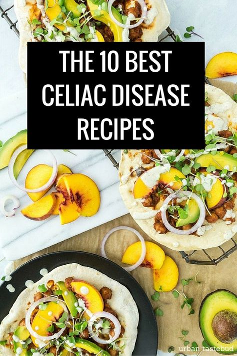 Best Celiac Disease Recipes Celiac Recipes, Vegan Dinner Recipes Easy, Gluten Free Salads, Gluten Free Dishes, Easy Vegan Dinner, Gluten Free Living, Gluten Free Dinner, Gf Recipes, Gluten Free Cooking