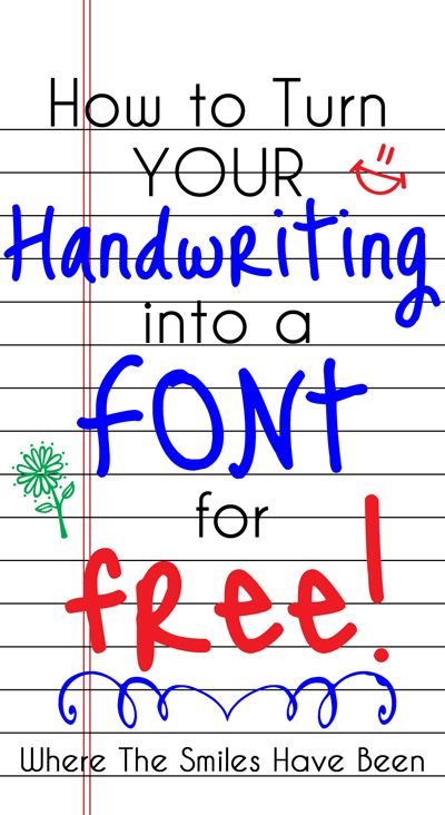 How to Turn Your Handwriting into a Font for FREE! | Where The Smiles Have Been Free Chalkboard Fonts, Free Dingbat Fonts, Police Font, Alfabet Font, Computer Font, Inkscape Tutorials, Christmas Fonts, Cricut Fonts, A Font