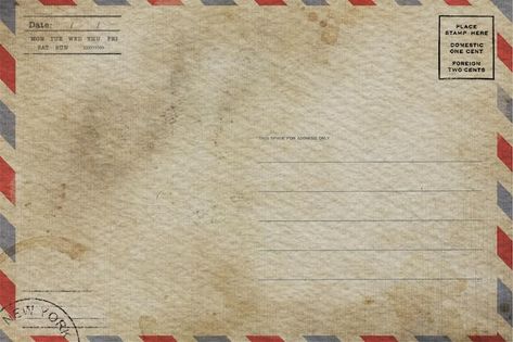 Vintage Postcard Template, Textured Overlays, Eco Project, Postcard Layout, Letter Vintage, Printable Postcards, Postcard Vintage, Ipad Aesthetic, Old Letters