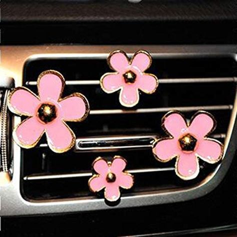 Pink Car Accessories Interiors, Pink Car Accessories, Car Interior Diy, Girly Car Accessories, Car Deco, Cool Car Accessories, Girly Car, Car Essentials, Cute Car Accessories