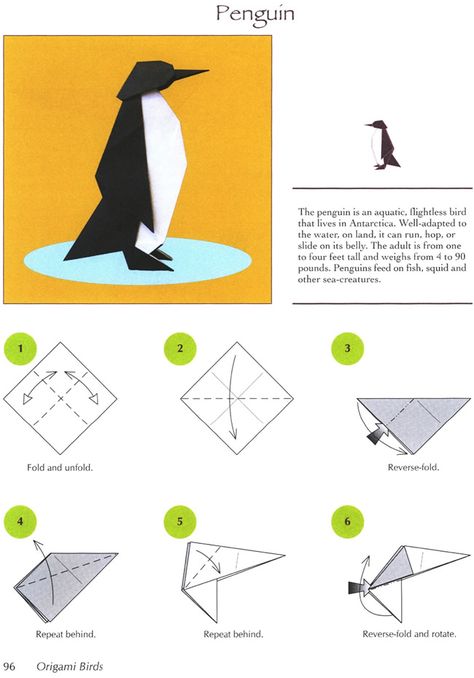 Welcome to Dover Publications Penguin Origami, Origami Penguin, Origami Yoda, Origami Diagrams, Origami Dragon, Origami For Beginners, Origami Fish, Origami Love, Origami Patterns