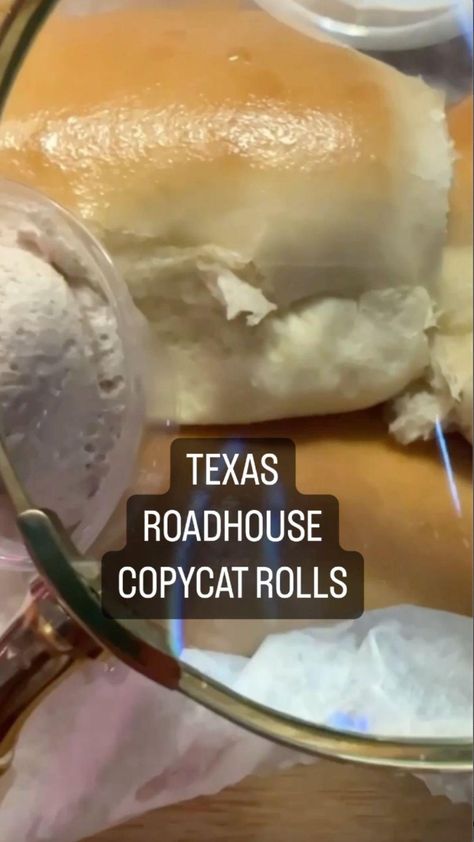 Copycat Texas Roadhouse Rolls Recipe by Tasty Texas Roadhouse Rolls Recipe, Copycat Texas Roadhouse Rolls, Bread Loafs, Copycat Texas Roadhouse, Roadhouse Rolls, Texas Roadhouse Rolls, Honey Cinnamon, Buzzfeed Tasty, Cinnamon Butter