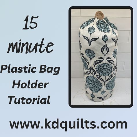 Make Bag, Plastic Bag Holder, Peaceful Bedroom, Grocery Bag Holder, Diy Sewing Tutorials, Sewing To Sell, Family And Consumer Science, Bag Holders, Plastic Bag Holders