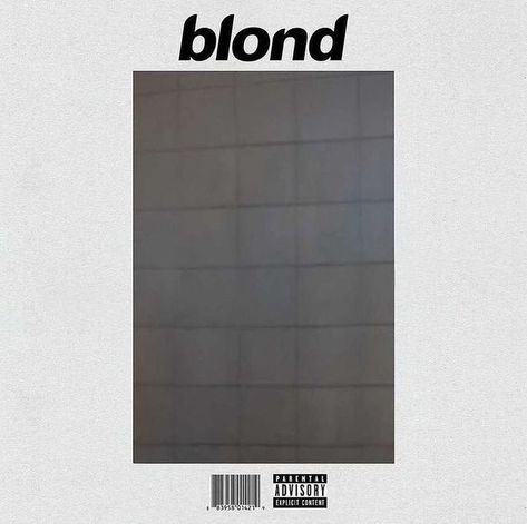 Use Your Illusion Album Cover, Album Art Wallpaper, Empty Pfp, Blond Album Cover, Frank Ocean Blonde, Blonde Album, Music Widget, Frank Ocean Album, Wallpaper Pfp